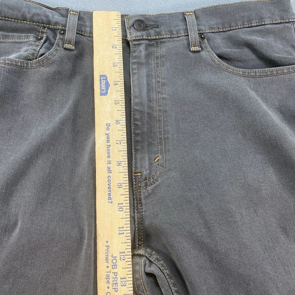 Levi 505 Mens Jeans 38x32 Grey Straight Leg
